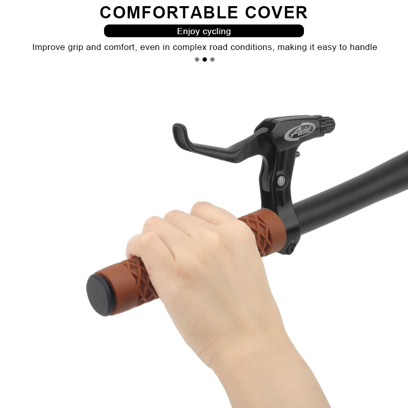 1 pereche de mânere pentru ghidon de bicicletă care prelungesc mânere anti-alunecare din cauciuc moale pentru bicicletă de munte pentru ghidon de 22,2 mm, trotinete, triciclu BMX