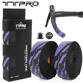 TTPRO bandă de bară pentru bicicletă de drum EVA, șoc ultra-ușoară, anti-alunecare, respirabilă, model șopârlă, bandă de ghidon pentru bicicletă, echipament pentru ciclism