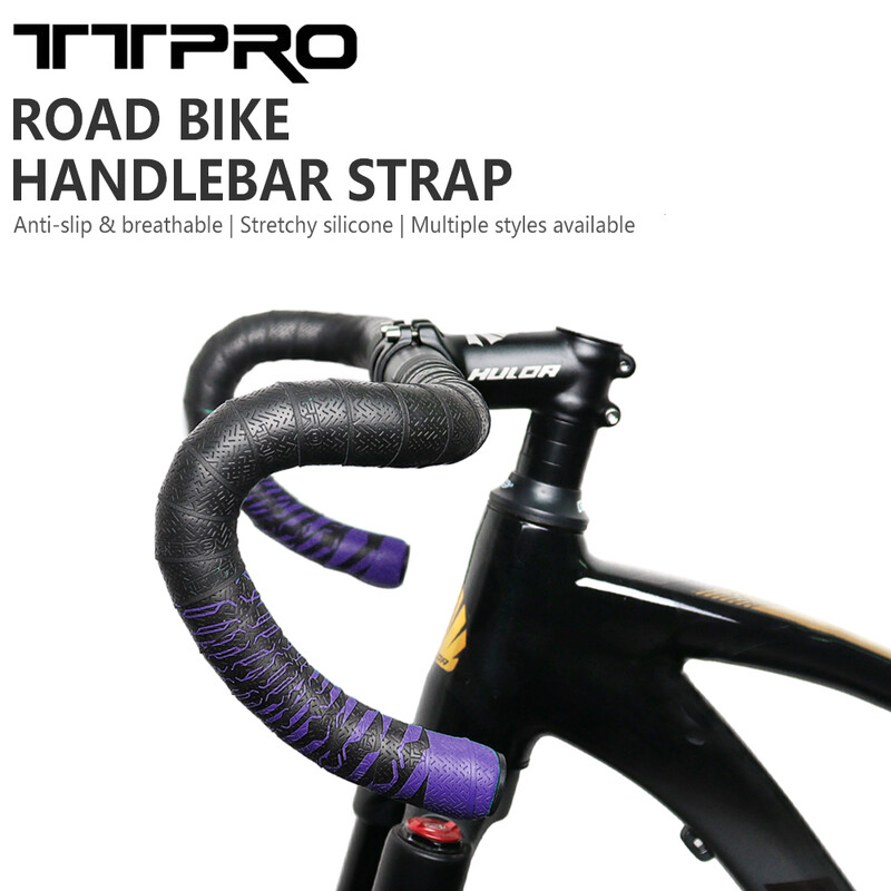 TTPRO bandă de bară pentru bicicletă de drum EVA, șoc ultra-ușoară, anti-alunecare, respirabilă, model șopârlă, bandă de ghidon pentru bicicletă, echipament pentru ciclism