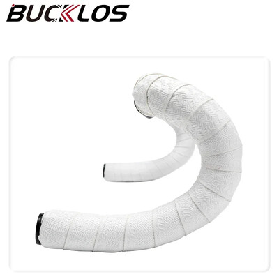 BUCKLOS benzi pentru biciclete de drum, rezistente la șocuri, ultraușoare, pentru mâner pentru ciclism, învelișuri pentru curele, înfășurate, respirabile, pentru ghidon de bicicletă, mufă fără bară