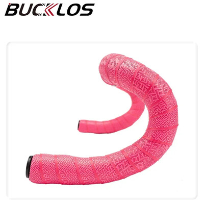 BUCKLOS benzi pentru biciclete de drum, rezistente la șocuri, ultraușoare, pentru mâner pentru ciclism, învelișuri pentru curele, înfășurate, respirabile, pentru ghidon de bicicletă, mufă fără bară