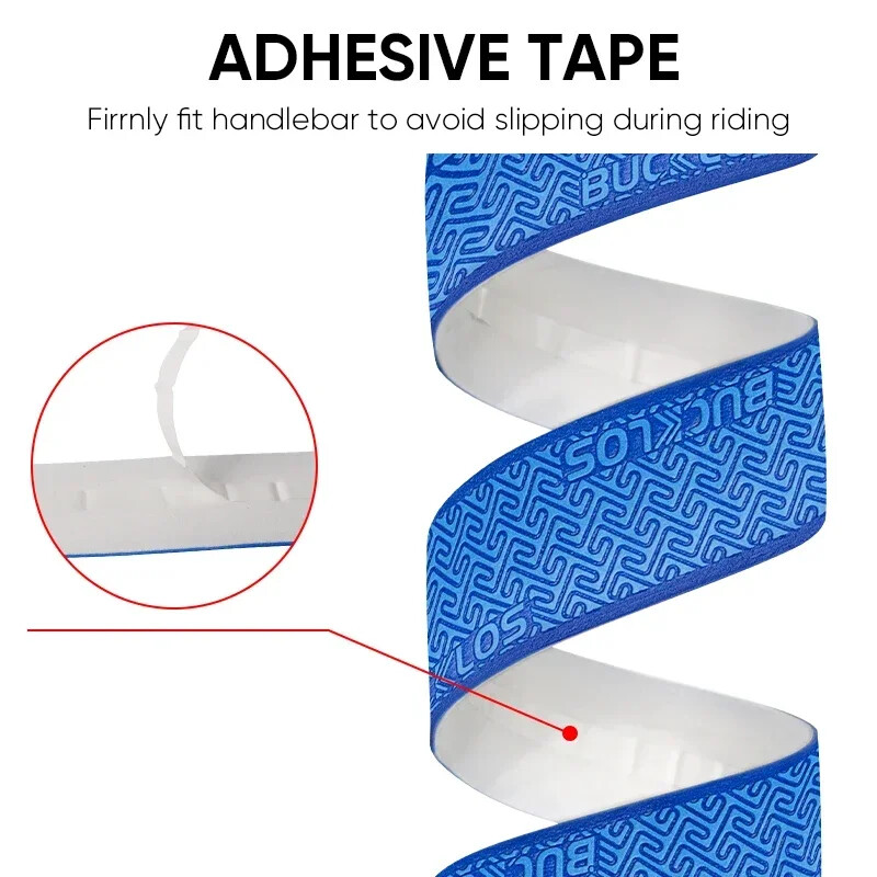 BUCKLOS benzi pentru biciclete de drum, rezistente la șocuri, ultraușoare, pentru mâner pentru ciclism, învelișuri pentru curele, înfășurate, respirabile, pentru ghidon de bicicletă, mufă fără bară