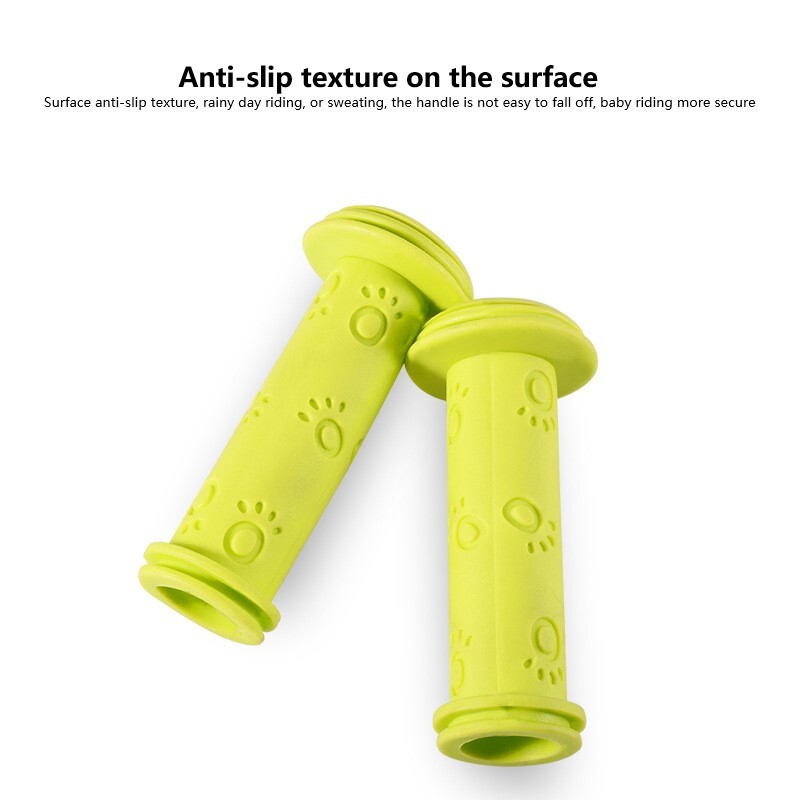 1 pereche de mânere de cauciuc pentru ghidon pentru bicicletă, anti-alunecare, pentru copii, fete, băieți