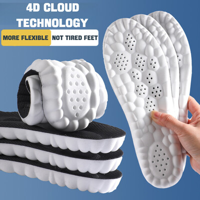 1 pereche 4D moale fasciită plantară branț Pantofi branțuri pentru picioare Suport arc Inserții ortopedice Tampoane sport cu absorbție a șocurilor