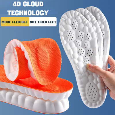 1 pereche 4D moale fasciită plantară branț Pantofi branțuri pentru picioare Suport arc Inserții ortopedice Tampoane sport cu absorbție a șocurilor
