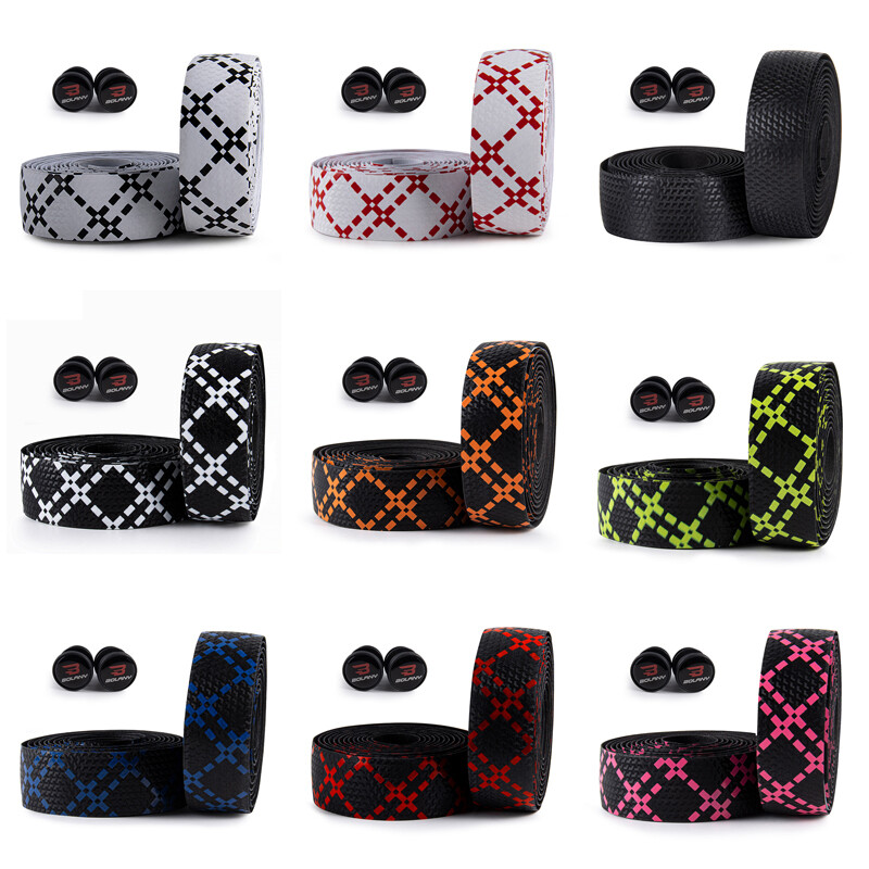 JIBOO Banda de ghidon de viteză pentru bicicletă de drum elastică EVA Bandă de bară de mâner confortabilă Bandă anti-alunecare pentru ghidon de bicicletă înfășurare Piese de ciclism