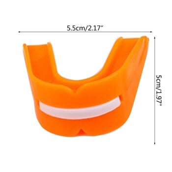 Διπλής όψης Mouthguard Adults Teeth Mouth Guard Sports Boxing Kickboxing Δωρεάν αθλητικό προστατευτικό κατάλληλο για το μεγαλύτερο μέγεθος στόματος