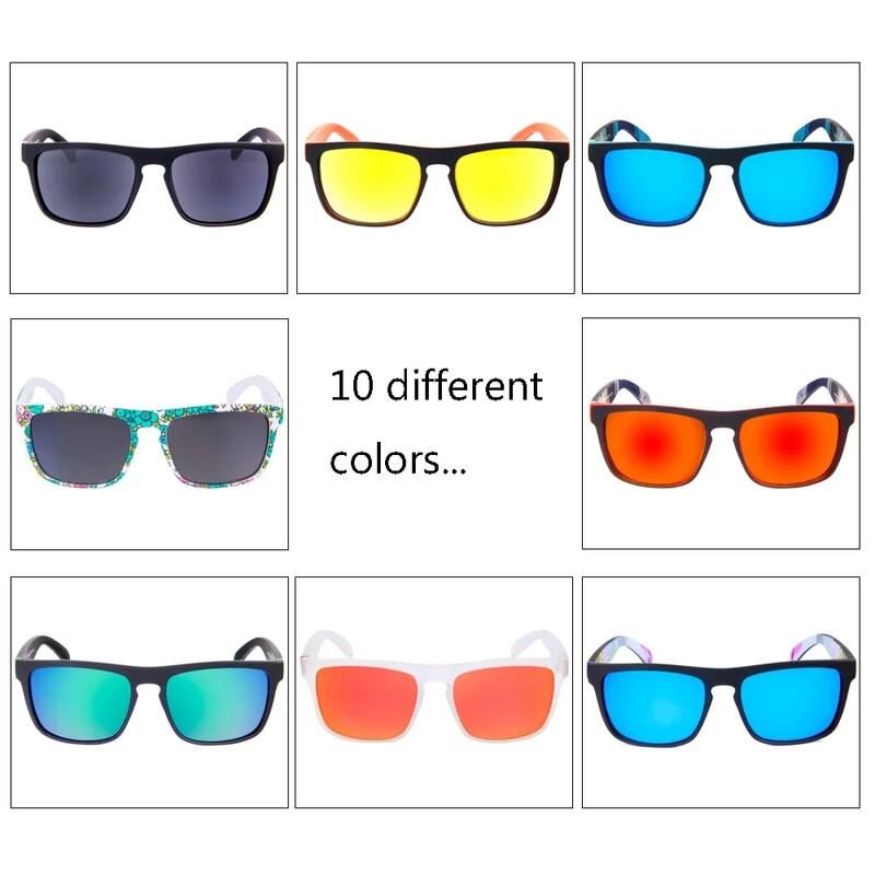 Queshark HD TR90 Cadru Acoperire polarizată Camping Drumeție Ochelari Ochelari de soare sport UV400 Conduit Alpinism Ciclism Ochelari pentru bicicletă