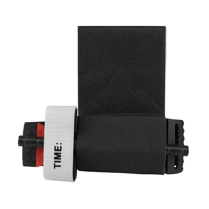 Suport pentru garou elastic 1/2 buc cu cârlig și buclă, în aer liber, husă EDC, purtător pentru plăci, suport pentru piept, centură, suport pentru depozitare EMT