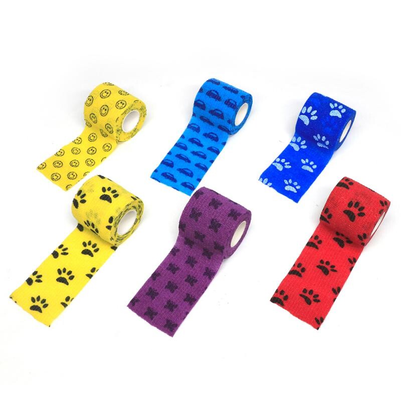 Terapie rezistentă la apă Bandaj autoadeziv Articulațiile pentru degete Wrap Kit de prim ajutor Bandaj elastic pentru animale de companie Supraviețuire