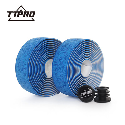 Bandă de bicicletă TTPRO cu model de fulgi de zăpadă anti schi pentru bicicletă de drum cu pietriș Banda moale anti-vibrație pentru ghidon