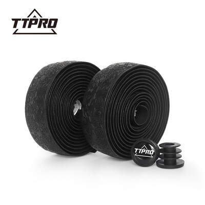 Bandă de bicicletă TTPRO cu model de fulgi de zăpadă anti schi pentru bicicletă de drum cu pietriș Banda moale anti-vibrație pentru ghidon