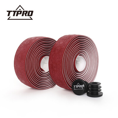 Bandă de bicicletă TTPRO cu model de fulgi de zăpadă anti schi pentru bicicletă de drum cu pietriș Banda moale anti-vibrație pentru ghidon