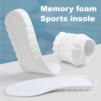 1 ζεύγος πάτους EVA Memory Foam Breathable Sweat Sport Insole Μαξιλάρι Ενθετο περιποίησης ποδιών για τρέξιμο ＆ Πάτοι Αντρικός Γυναικείος Ορθοπεδικός