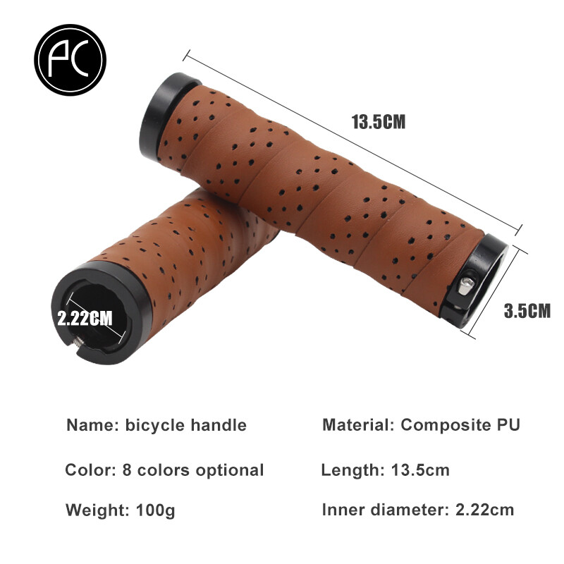 PCycling Mânere de bicicletă Punch PU Confortabil anti-alunecare Absorbție de umiditate Bandă de ghidon MTB Bicicletă de drum Piese de ciclism ultraușoare