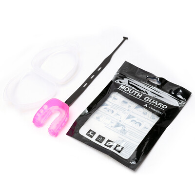 1vnt Sportinio futbolo burnos apsaugas antgalis Futbolo burnos apsaugas su dirželiu futbolo burnos apsaugai