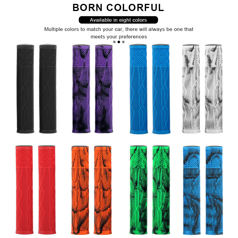 RIDERACE 165mm Mânere de bicicletă alungire, anti-alunecare, cauciuc moale, capac pentru ghidon de bicicletă pentru mâner de 22,2 mm pentru scuter BMX Mtb