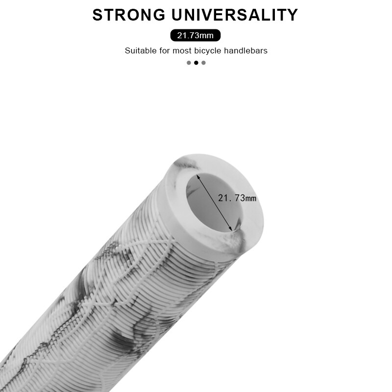 RIDERACE 165mm Mânere de bicicletă alungire, anti-alunecare, cauciuc moale, capac pentru ghidon de bicicletă pentru mâner de 22,2 mm pentru scuter BMX Mtb