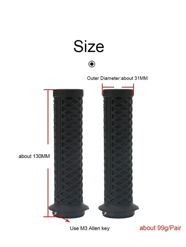 ODI VS-21 MTB ručke za upravljanje Silikonska navlaka za bicikl s zaključavanjem, protuklizna, amortizirajuća ručka, dijelovi Dodaci za bicikl