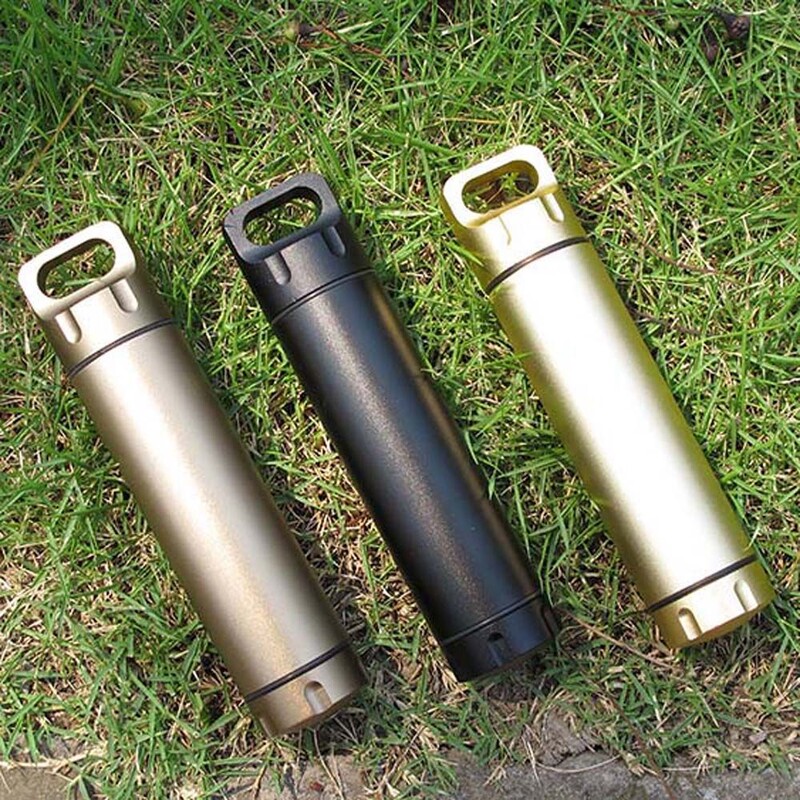 Pudeļu zāļu futrālis Zāļu uzglabāšanas pudeles Tablešu kastītes kapsulu konteiners Ūdensizturīgs noslēgts tvertnes avārijas kapsulas pudele