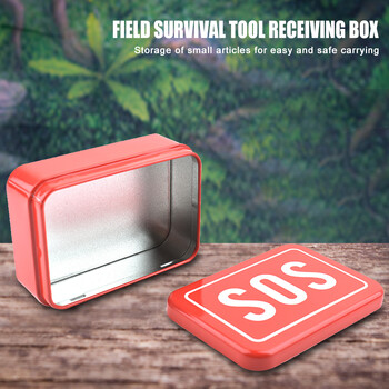 1-5 τεμ. SOS Tin Medicine Pill Storage Case Bot Boy for Outdoor Survival Ear Kits Set Box Pill First Aid Εξοπλισμός κάμπινγκ