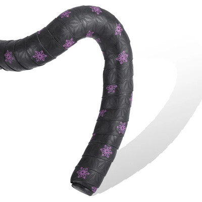 1 pereche bandă de ghidon pentru bicicletă de drum, bandă anti-alunecare pentru ghidon, cu șocuri, cu dopuri de bară, PU, curea de ghidon rezistentă la șocuri.