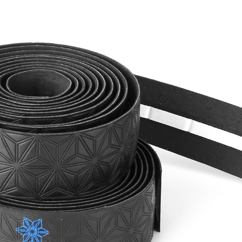 1 pereche bandă de ghidon pentru bicicletă de drum, bandă anti-alunecare pentru ghidon, cu șocuri, cu dopuri de bară, PU, curea de ghidon rezistentă la șocuri.