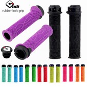 ODI MTB mâner de bicicletă blocat 22,2 MM mânere de ghidon din cauciuc, confortabile, anti-alunecare, potrivire la capăt, pliante, BMX XC, accesorii pentru biciclete de echilibru