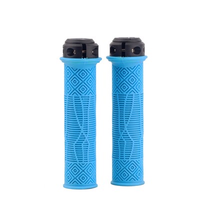 ODI MTB mâner de bicicletă blocat 22,2 MM mânere de ghidon din cauciuc, confortabile, anti-alunecare, potrivire la capăt, pliante, BMX XC, accesorii pentru biciclete de echilibru