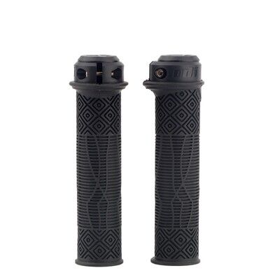 ODI MTB mâner de bicicletă blocat 22,2 MM mânere de ghidon din cauciuc, confortabile, anti-alunecare, potrivire la capăt, pliante, BMX XC, accesorii pentru biciclete de echilibru