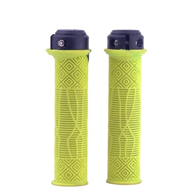 ODI MTB mâner de bicicletă blocat 22,2 MM mânere de ghidon din cauciuc, confortabile, anti-alunecare, potrivire la capăt, pliante, BMX XC, accesorii pentru biciclete de echilibru