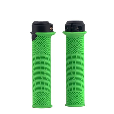 ODI MTB mâner de bicicletă blocat 22,2 MM mânere de ghidon din cauciuc, confortabile, anti-alunecare, potrivire la capăt, pliante, BMX XC, accesorii pentru biciclete de echilibru