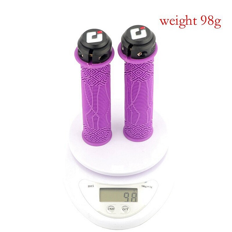 ODI MTB mâner de bicicletă blocat 22,2 MM mânere de ghidon din cauciuc, confortabile, anti-alunecare, potrivire la capăt, pliante, BMX XC, accesorii pentru biciclete de echilibru