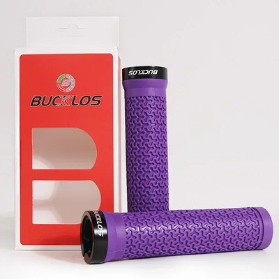 BUCKLOS Ručke za bicikle, zaključavanje na MTB rukohvatima, ručke za amortizaciju udaraca, ručke za bicikle, neklizajuće, ručke za brdske bicikle, meke MTB manžete