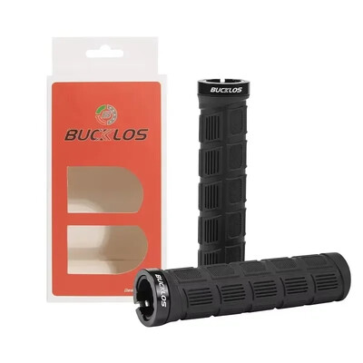 BUCKLOS Ručke za bicikle, zaključavanje na MTB rukohvatima, ručke za amortizaciju udaraca, ručke za bicikle, neklizajuće, ručke za brdske bicikle, meke MTB manžete