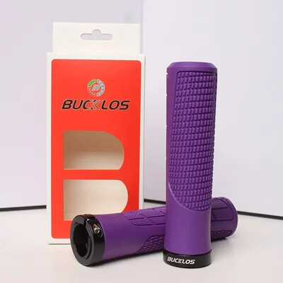 BUCKLOS Ručke za bicikle, zaključavanje na MTB rukohvatima, ručke za amortizaciju udaraca, ručke za bicikle, neklizajuće, ručke za brdske bicikle, meke MTB manžete