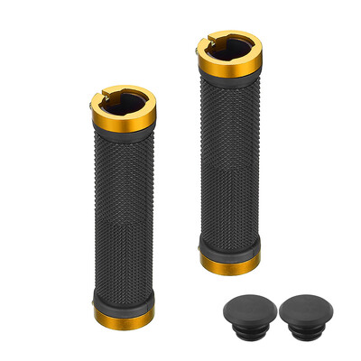 Velosipēdu rokturi MTB velosipēda rokas stieņa rokturi gumijas Neslīdoša divpusēja bloķēšana riteņbraukšanai Bmx roktura rokturi velosipēda stūres rokturi