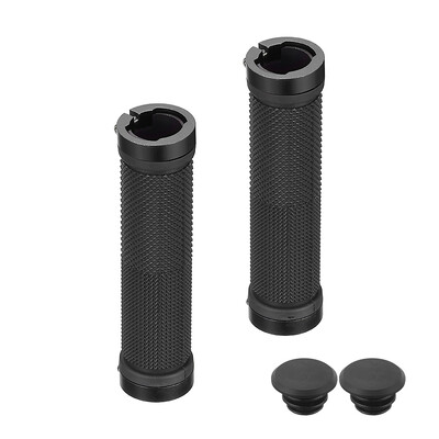 Velosipēdu rokturi MTB velosipēda rokas stieņa rokturi gumijas Neslīdoša divpusēja bloķēšana riteņbraukšanai Bmx roktura rokturi velosipēda stūres rokturi