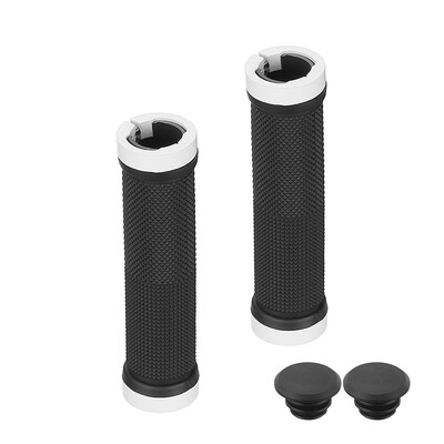 Velosipēdu rokturi MTB velosipēda rokas stieņa rokturi gumijas Neslīdoša divpusēja bloķēšana riteņbraukšanai Bmx roktura rokturi velosipēda stūres rokturi