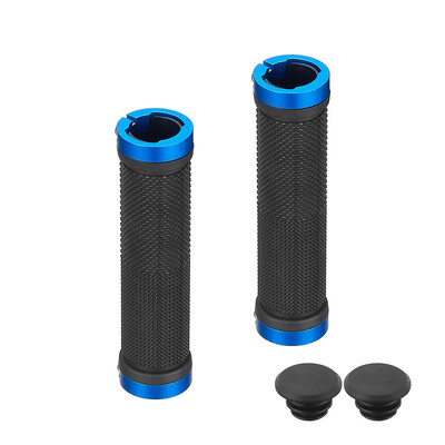 Velosipēdu rokturi MTB velosipēda rokas stieņa rokturi gumijas Neslīdoša divpusēja bloķēšana riteņbraukšanai Bmx roktura rokturi velosipēda stūres rokturi