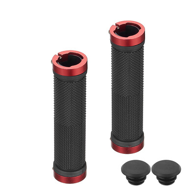 Velosipēdu rokturi MTB velosipēda rokas stieņa rokturi gumijas Neslīdoša divpusēja bloķēšana riteņbraukšanai Bmx roktura rokturi velosipēda stūres rokturi