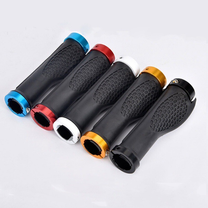 MTB Grip velosipēda stūres rokturi pretslīdes silikona ceļa kalnu velosipēda rokturis roktura velosipēda riteņbraukšanas piederumi velosipēda stūre