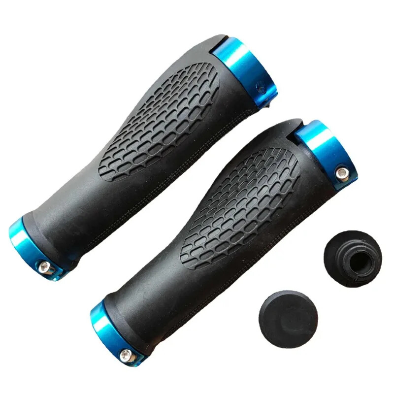 MTB Grip velosipēda stūres rokturi pretslīdes silikona ceļa kalnu velosipēda rokturis roktura velosipēda riteņbraukšanas piederumi velosipēda stūre