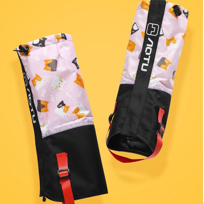 Āra ūdensnecaurlaidīgs sniega getras Regulējams bērnu sniega kāju pārsegs Ūdensnecaurlaidīgi zābaku getras pārgājieniem Medībām pastaigu slēpošanai