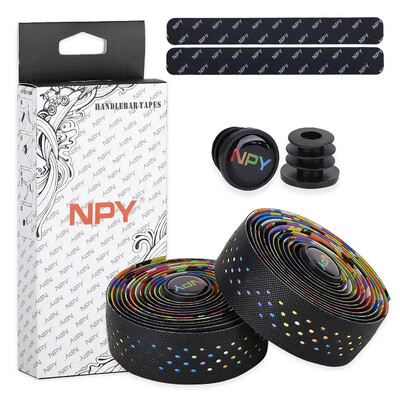 Ceļu velosipēda stieņa lentes velosipēda stūres aptinējs Ērts stūres siksnas rokturi Lentes triecienu absorbējoša stieņa lentes josta šosejas velosipēdam