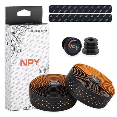 Ceļu velosipēda stieņa lentes velosipēda stūres aptinējs Ērts stūres siksnas rokturi Lentes triecienu absorbējoša stieņa lentes josta šosejas velosipēdam