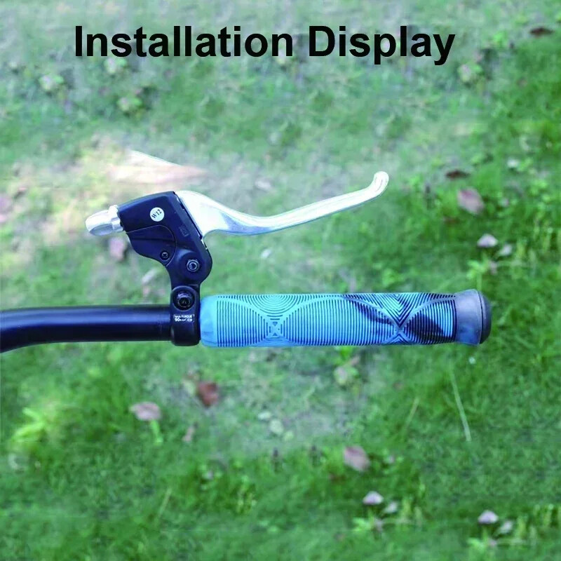 160 mm velosipēda stūres rokturi MTB velosipēda pagarinātie rokturi pārklāj ērts pretslīdes triecienizturīgs MTB velosipēda stieņa aproces Riteņbraukšanas daļas