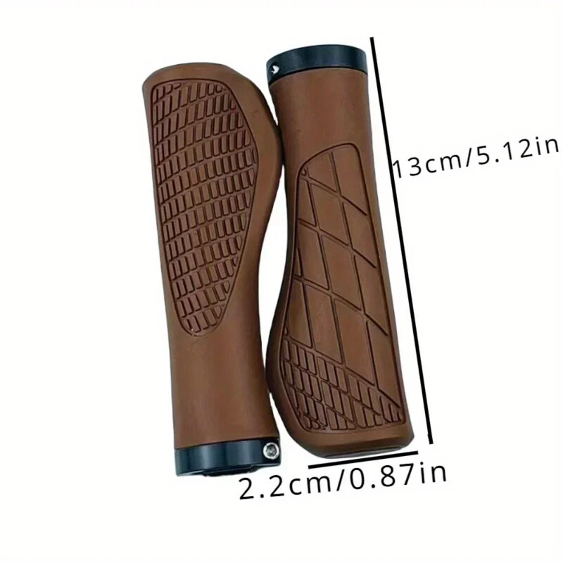 1 set upravljača za bicikle, upravljač za brdski bicikl koji apsorbira udarce, otporan na habanje, protuklizni upravljač, upravljač, ručke