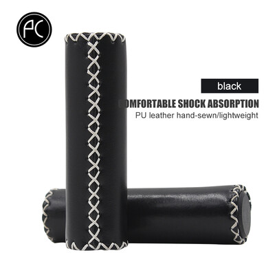 PC-Cycling-Ultralight ar rokām šūti rokturi, PU ērta, neslīdoša stūres lente, MTB šosejas velosipēds, riteņbraukšanas daļas