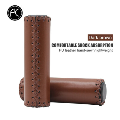 PC-Cycling-Ultralight ar rokām šūti rokturi, PU ērta, neslīdoša stūres lente, MTB šosejas velosipēds, riteņbraukšanas daļas